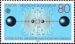 RFA Poste N** Yv:1008 Mi:1176 Entdeckung Der Elektromagnetischen Wellen - Unused Stamps