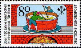RFA Poste N** Yv:1011 Mi:1179 Deutsches Reinheitsgebot Für Bier - Unused Stamps
