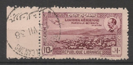 GRAND LIBAN - 1938 - Poste Aérienne PA N°YT. 79 - Dentelé 11 - Oblitéré / Used - Used Stamps