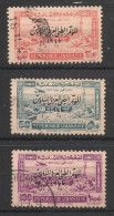 GRAND LIBAN - 1943 - Poste Aérienne PA N°YT. 82 à 84 - Série Complète - Oblitéré / Used - Used Stamps