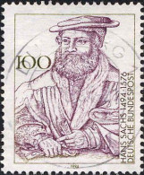 RFA Poste Obl Yv:1595 Mi:1763 Hans Sachs 1494-1576 (beau Cachet Rond) - Used Stamps