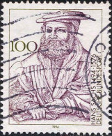 RFA Poste Obl Yv:1595 Mi:1763 Hans Sachs 1494-1576 (cachet Rond) - Used Stamps