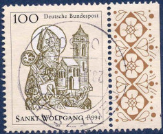 RFA Poste Obl Yv:1594 Mi:1762 Sankt Wolfgang +994 (TB Cachet Rond) - Usados