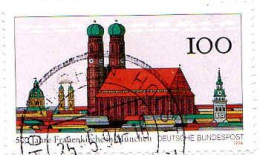 RFA Poste Obl Yv:1560 Mi:1731 500.Jahre Frauenkirche In München (Beau Cachet Rond) - Used Stamps