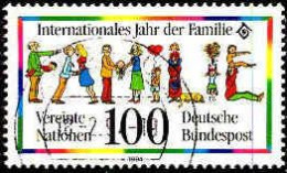 RFA Poste Obl Yv:1543 Mi:1711 Internationales Jahr Der Familie (Beau Cachet Rond) - Used Stamps