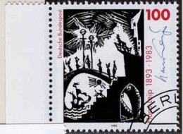 RFA Poste Obl Yv:1525 Mi:1694 Hans Leip Le Pont Tuledu Bord De Feuille (Beau Cachet Rond) - Used Stamps