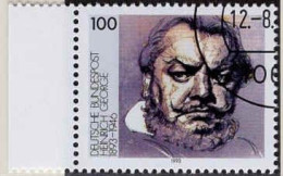 RFA Poste Obl Yv:1520 Mi:1689 Heinrich George Acteur Bord De Feuille (Beau Cachet Rond) - Used Stamps
