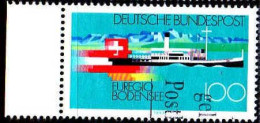 RFA Poste Obl Yv:1509 Mi:1678 Euregio Bodensee Bord De Feuille (Belle Obl.mécanique) - Usados