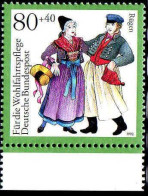 RFA Poste N** Yv:1528 Mi:1696 Wohlfahrtspflege Rügen (Bord De Feuille) - Unused Stamps