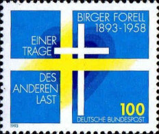 RFA Poste N** Yv:1524 Mi:1693 Birger Forell Théologien - Unused Stamps