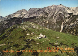 72549231 Galzig Und Valluga Bergbahn Fliegeraufnahme St. Anton Am Arlberg - Autres & Non Classés