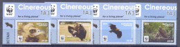 2014.  Kyrgyzstan, WWF, Cinereous Vulture,  4v Perforated, Mint/** - Kirghizistan