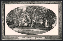 AK Zechin, Kirche Mit Kriegerdenkmal  - Sonstige & Ohne Zuordnung