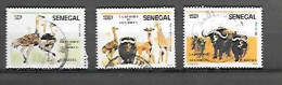 TIMBRE OBLITERE DU SENEGAL DE 1986 N° MICHEL 890 893/94 - Senegal (1960-...)