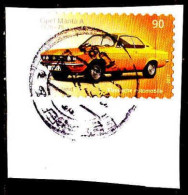 RFA Poste Obl Yv:3089 Mi:3302 Opel Manta (cachet Rond) Sur Fragment - Oblitérés