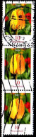 RFA Poste Obl Yv:2309 Mi:2484A Tulpe (TB Cachet Rond) Bande De 3 - Gebraucht