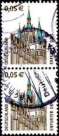 RFA Poste Obl Yv:2205 Mi:2381A Erfurter Dom Paire (cachet Rond) - Used Stamps