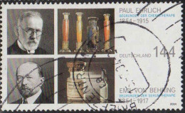 RFA Poste Obl Yv:2214 Mi:2389 Paul Ehrlich Emil Von Behring (Beau Cachet Rond) - Used Stamps