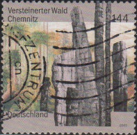 RFA Poste Obl Yv:2184 Mi:2358 Versteinerter Wald Chemnitz (cachet Rond) - Oblitérés