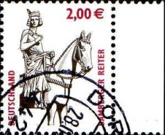 RFA Poste Obl Yv:2142 Mi:2314 Bamberger Reiter Bord De Feuille (Beau Cachet Rond) - Usati