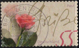 RFA Poste Obl Yv:2146 Mi:2321I Grüße Roses (TB Cachet Rond) - Usati