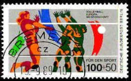 Berlin Poste Obl Yv:797/798 Pour Le Sport Volleyball & Hockey Sur Gazon (TB Cachet Rond) - Oblitérés