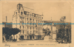 R008533 Lago Maggiore. Stresa. Hotel Milan E Piazza Umberto I. Luigi Grisoni - Monde