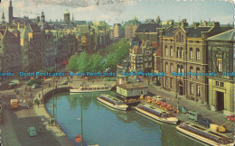 R009581 Amsterdam. The Rokin With Sightseeing Boat. 1958 - Monde
