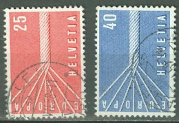Suisse   595/596 Et  597/601      Ob   TB  Dont Papillon   - Used Stamps