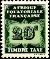 AEF Taxe N* Yv: 3 Mi:3 Timbre Taxe (avec Charnière) - Unused Stamps