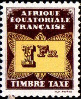 AEF Taxe N* Yv: 9 Mi:9 Timbre Taxe (avec Charnière) - Unused Stamps