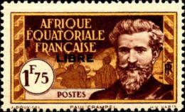 AEF Poste N** Yv:120 Mi:130 Paul Crampel Explorateur - Unused Stamps