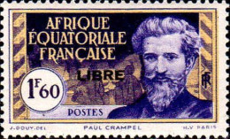 AEF Poste N** Yv:119 Mi:129 Paul Crampel Explorateur - Unused Stamps