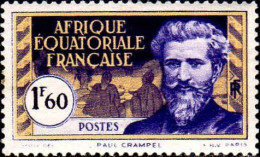 AEF Poste N** Yv: 84 Mi:56 Paul Crampel Explorateur (Petit Def.gomme) - Unused Stamps