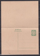 Danzig 1925/28 Doppelkarte MiNo. P 36 ** - Entiers Postaux