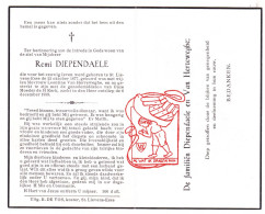 DP Remi Diependaele ° Sint-Lievens-Esse Herzele 1877 † 1959 X Leontine Van Herreweghe - Images Religieuses