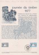 1977 FRANCE Document De La Poste Relais De La Poste N° 1925 - Documentos Del Correo