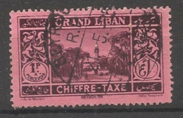 GRAND LIBAN - 1925 - Taxe TT N°YT. 12 - Beyrouth 1pi - Oblitéré / Used - Used Stamps