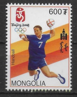 MONGOLIE   N° 2838    * *    Jo 2008 Hand Ball - Handball
