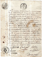 Commune De Sénac 1821 Canton De Rabastens Arrondissement De Tarbes Certficat ... - Historical Documents