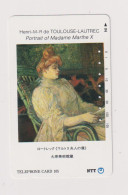 JAPAN  - Toulouse-Lautrec Painting Magnetic Phonecard - Giappone