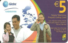 Spain: Prepaid IDT - Globe, Kababayan 12.11 - Altri & Non Classificati