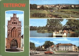 72548453 Teterow Mecklenburg Vorpommern Faehre Mit Burgwallinsel Rostocker-Tor T - Teterow
