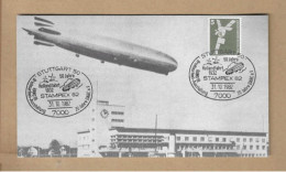 Los Vom 19.05 -  Sammlerkarte Aus Stuttgart 1982   Zeppelinkarte - Briefe U. Dokumente