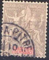 Guadeloupe Poste Obl Yv: 42 Mi:42 Groupe Allégorique Mouchon (TB Cachet Rond) - Used Stamps