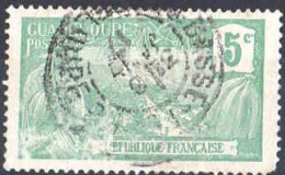 Guadeloupe Poste Obl Yv: 58 Mi:55 Mont Houelmont Basse-Terre (TB Cachet Rond) - Usados