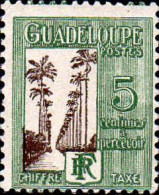 Guadeloupe Taxe N** Yv:27 Mi:27 Allée Dumanoir Capesterre (G.trop.) - Timbres-taxe
