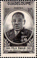 Guadeloupe Poste N** Yv:176 Mi:184 Félix Eboué (Impres.au Dos) - Ongebruikt