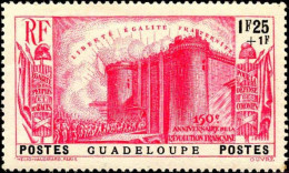 Guadeloupe Poste N** Yv:145 Mi:150 Prise De La Bastille (Petit Pt De Rouille) - Neufs