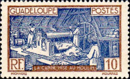 Guadeloupe Poste N* Yv:103 Mi:100 La Canne Mise Au Moulin (avec Charnière) - Nuevos